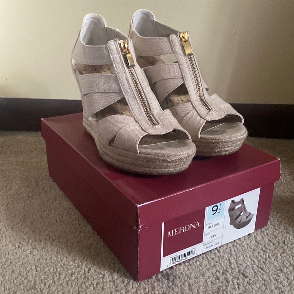 Merona wedge heels